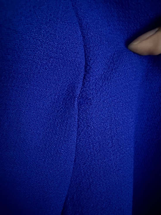 J.Crew Women’s Cobalt Royal Blue Teddie Dress Size 10 - Picture 5 of 7